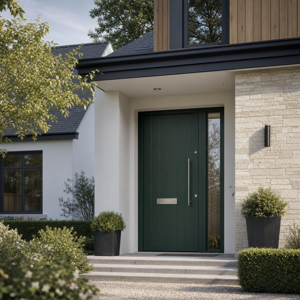 Composite front door