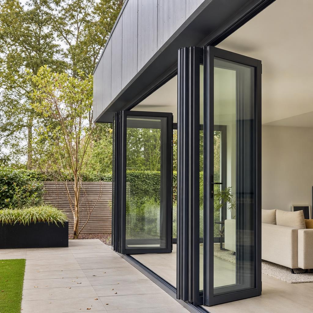 Slim Aluminium Frames door