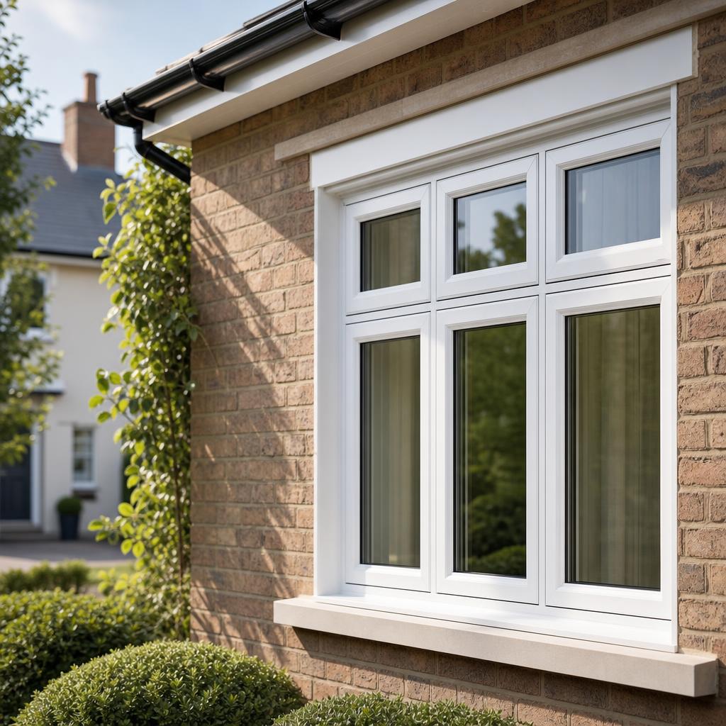uPVC windows in a bright home